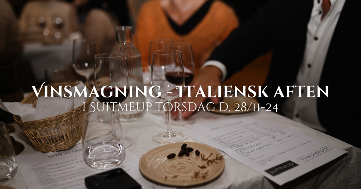 Vinsmagning - Italiensk aften  - 28/11-24