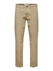 Selected Chinos 16087663 Greige