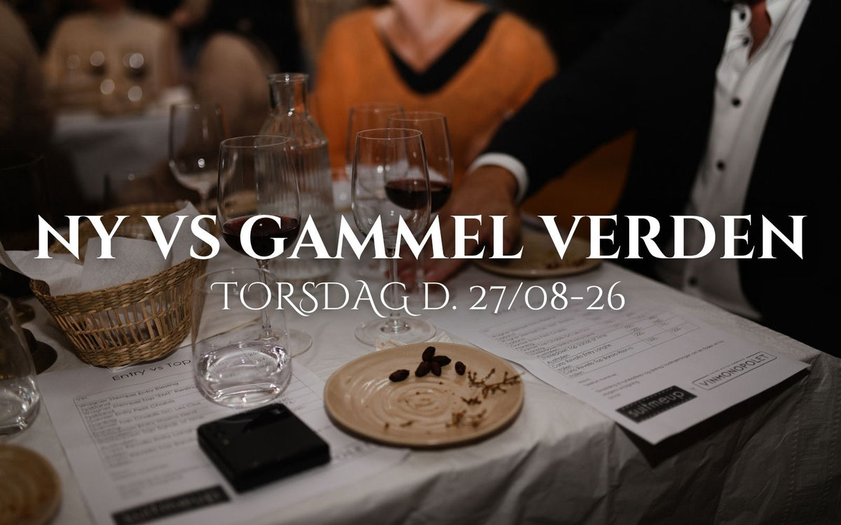 Vinsmagning - Ny vs Gammel Verden - 27/08-26