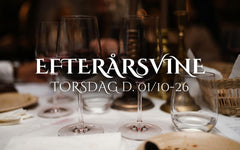 Vinsmagning - Efterårsvine - 01/10-26