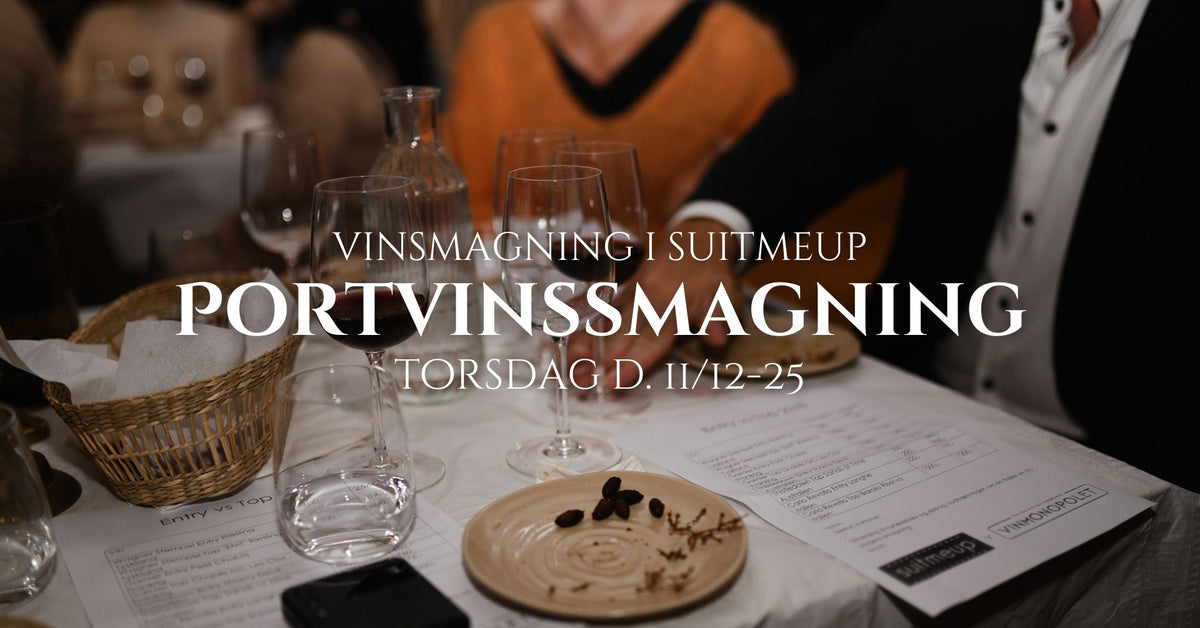 Vinsmagning - Portvinssmagning - 11/12-25